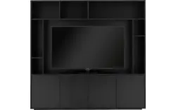 Goossens basic tv meubel madrid zwart melamine - 8231540-05