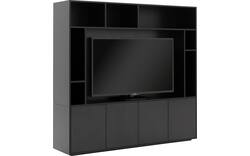 Goossens basic tv meubel madrid zwart melamine - 8231540-05