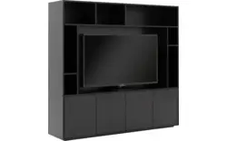 Goossens basic tv meubel madrid zwart melamine - 8231540-05