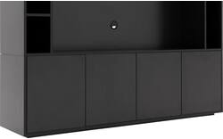 Goossens basic tv meubel madrid zwart melamine - 8231540-05