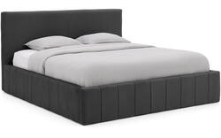 Goossens bedframe carte grijs stof - 8231660-goossens-carte-bedframe-microvezel-01