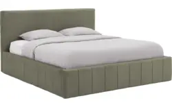 Goossens bedframe carte groen stof - 8231662-goossens-carte-bedframe-microvezel-06