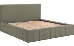 Goossens bedframe carte groen stof - 8231662-goossens-carte-bedframe-microvezel-06