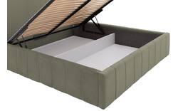 Goossens bedframe carte groen stof - 8231662-goossens-carte-bedframe-microvezel-06