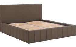 Goossens bedframe carte bruin stof - 8231663-goossens-carte-bedframe-microvezel-06