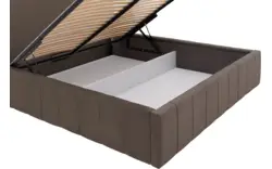 Goossens bedframe carte bruin stof - 8231663-goossens-carte-bedframe-microvezel-06