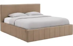 Goossens bedframe carte beige stof - 8231664-goossens-carte-bedframe-microvezel-06