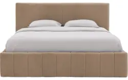 Goossens bedframe carte beige stof - 8231664-goossens-carte-bedframe-microvezel-06