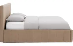Goossens bedframe carte beige stof - 8231664-goossens-carte-bedframe-microvezel-06