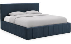 Goossens bedframe carte blauw stof - 8231666-goossens-carte-bedframe-microvezel-01