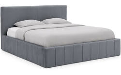 Goossens bedframe carte blauw stof - 8231667-goossens-carte-bedframe-microvezel-01