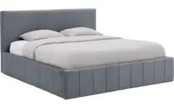 Goossens bedframe carte blauw stof - 8231667-goossens-carte-bedframe-microvezel-06