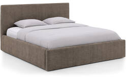 Goossens bedframe mysen storage bruin stof - 8231670-goossens-mysen-bedframe-stof-01
