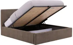 Goossens bedframe mysen storage bruin stof - 8231670-goossens-mysen-bedframe-stof-02