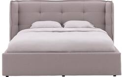 Goossens gestoffeerd bedframe canon wit stof - 8231710-07