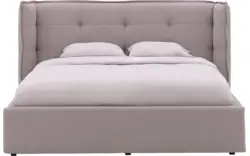 Goossens gestoffeerd bedframe canon wit stof - 8231710-07