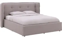 Goossens gestoffeerd bedframe canon wit stof - 8231710-07