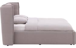Goossens gestoffeerd bedframe canon wit stof - 8231710-07