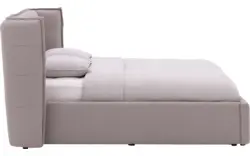 Goossens gestoffeerd bedframe canon wit stof - 8231710-07