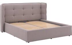 Goossens gestoffeerd bedframe canon wit stof - 8231710-07