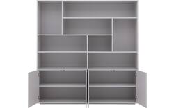 Goossens basic buffetkast madrid grijs melamine - 8231711-02