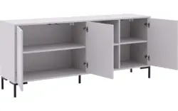Goossens basic dressoir madrid grijs melamine - 8231712-01