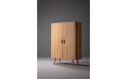 Goossens opbergkast bjarte wit eiken - 8203326-01