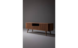Goossens tv meubel seppe donker bruin eiken - 8231731-01