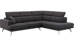 Goossens hoekbank viggo bruin stof - 8231818-01