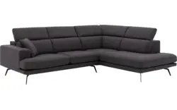 Goossens hoekbank viggo bruin stof - 8231818-01