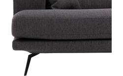 Goossens hoekbank viggo bruin stof - 8231818-01