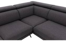 Goossens hoekbank viggo bruin stof - 8231818-01