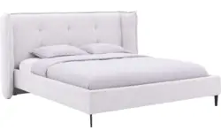 Goossens gestoffeerd bedframe octaaf grijs stof - 8231830-goossens-canon-bedframe-stof-01