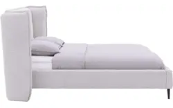 Goossens gestoffeerd bedframe octaaf grijs stof - 8231830-goossens-canon-bedframe-stof-01