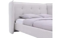 Goossens gestoffeerd bedframe octaaf grijs stof - 8231830-goossens-canon-bedframe-stof-01