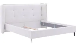 Goossens gestoffeerd bedframe octaaf grijs stof - 8231830-goossens-canon-bedframe-stof-01
