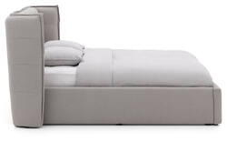 Goossens gestoffeerd bedframe canon grijs stof - 8231830-goossens-octaaf-bedframe-stof-01