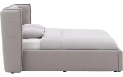 Goossens gestoffeerd bedframe canon grijs stof - 8231830-goossens-octaaf-bedframe-stof-01