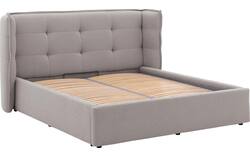 Goossens gestoffeerd bedframe canon grijs stof - 8231830-goossens-octaaf-bedframe-stof-01