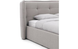Goossens gestoffeerd bedframe canon grijs stof - 8231830-goossens-octaaf-bedframe-stof-01
