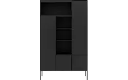 Goossens excellent opbergkast vic zwart eiken - 8231844-goossens-vic-opbergkast-eiken-01
