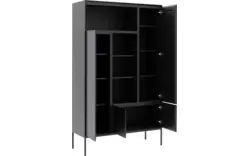Goossens excellent opbergkast vic zwart eiken - 8231844-goossens-vic-opbergkast-eiken-01