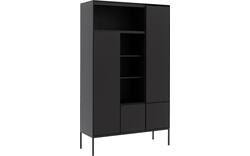 Goossens excellent opbergkast vic zwart eiken - 8231844-goossens-vic-opbergkast-eiken-01