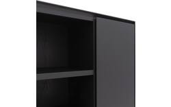 Goossens excellent opbergkast vic zwart eiken - 8231844-goossens-vic-opbergkast-eiken-01