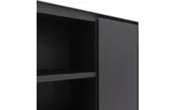 Goossens excellent opbergkast vic zwart eiken - 8231844-goossens-vic-opbergkast-eiken-01