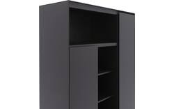 Goossens excellent opbergkast vic zwart eiken - 8231844-goossens-vic-opbergkast-eiken-01