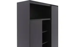 Goossens excellent opbergkast vic zwart eiken - 8231844-goossens-vic-opbergkast-eiken-01