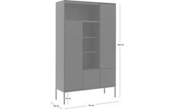 Goossens excellent opbergkast vic zwart eiken - 8231844-goossens-vic-opbergkast-eiken-01