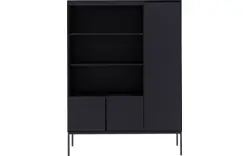 Goossens excellent opbergkast vic zwart eiken - 8231845-goossens-vic-opbergkast-eiken-01