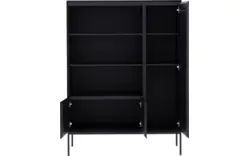 Goossens excellent opbergkast vic zwart eiken - 8231845-goossens-vic-opbergkast-eiken-01